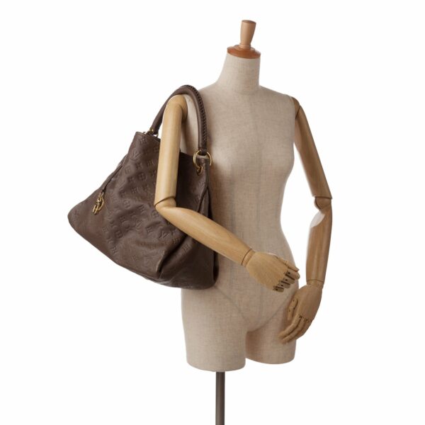 LV Artsy MM Brown Monogram Empreinte - Image 6