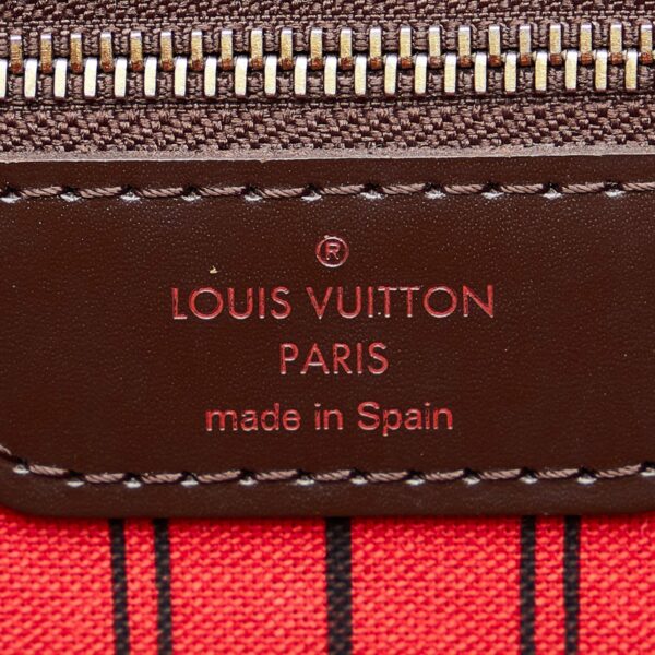 LV Neverfull MM Damier Ebene Canvas - Image 6