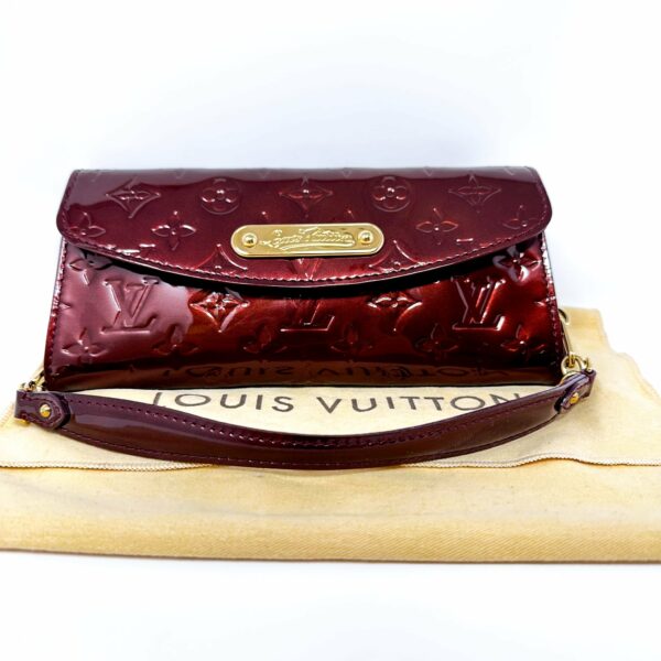 LV Sunset Boulevard Handbag Monogram Vernis - Image 5