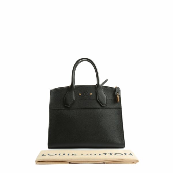 LV City Steamer MM - Leather Black - Image 2