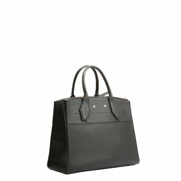 LV City Steamer MM - Leather Black - Image 5