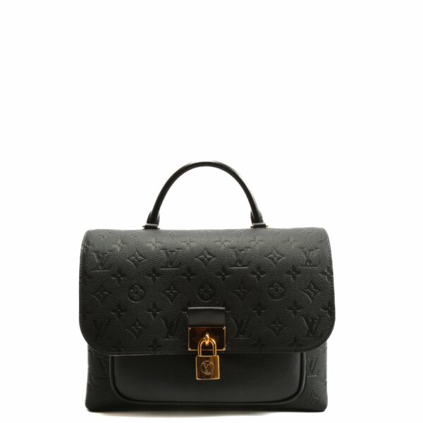 LV Empreinte Marignan Monogram Top Handle Black Bag (2019) w/Strap - Image 14