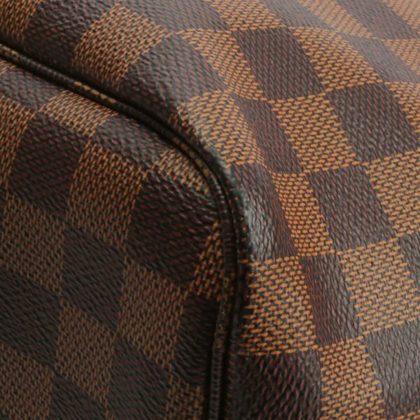 LV Neverfull GM Damier Ebene w/Pouch - Image 10