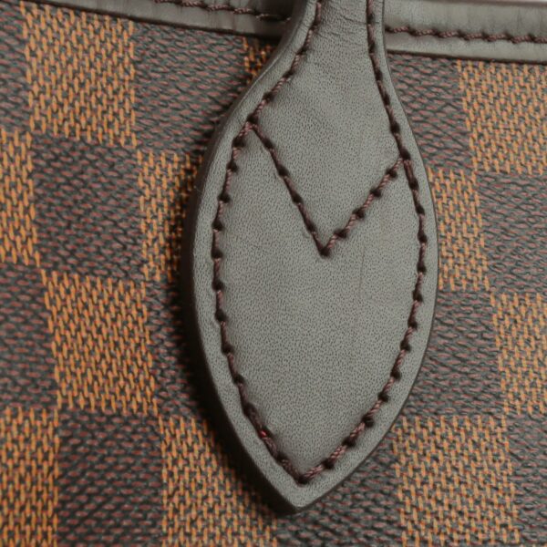 LV Neverfull GM Damier Ebene w/Pouch - Image 12