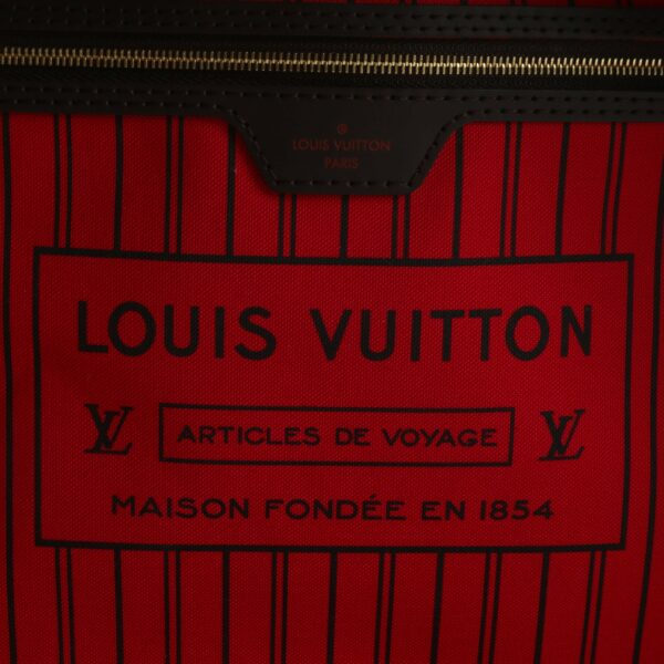 LV Neverfull GM Damier Ebene w/Pouch - Image 20