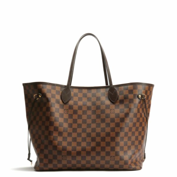 LV Neverfull GM Damier Ebene w/Pouch - Image 26