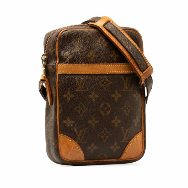 Brown LV Monogram Danube Crossbody Bag - Image 2