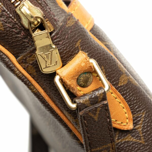 Brown LV Monogram Danube Crossbody Bag - Image 9