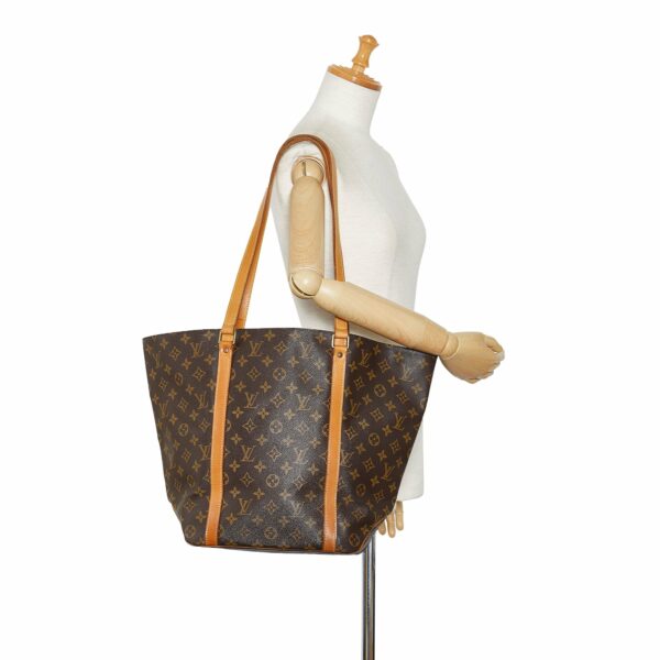 Brown LV Monogram Sac Shopping 48 Tote Bag - Image 11