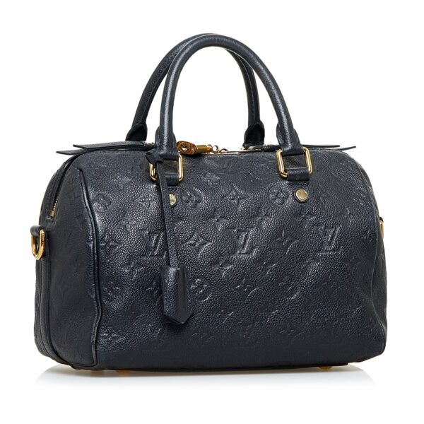 LV Speedy 25 Bandoulière Black Monogram Empreinte - Image 2