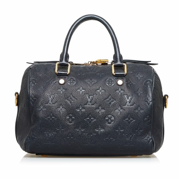 LV Speedy 25 Bandoulière Black Monogram Empreinte - Image 3