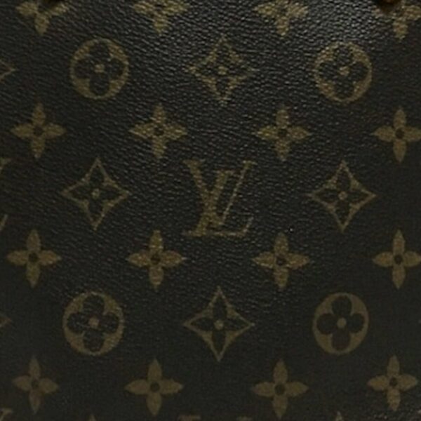 Brown LV Monogram Batignolles Vertical Tote Bag - Image 8