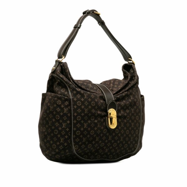 Brown LV Monogram Mini Lin Romance Hobo Bag - Image 2