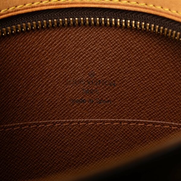 Brown LV Monogram Drouot Crossbody Bag - Image 6