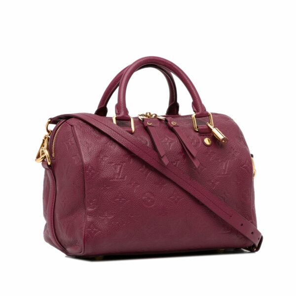 LV Speedy 25 Bandoulière Red Monogram Empreinte - Image 2