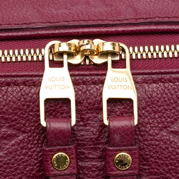 LV Speedy 25 Bandoulière Red Monogram Empreinte - Image 9