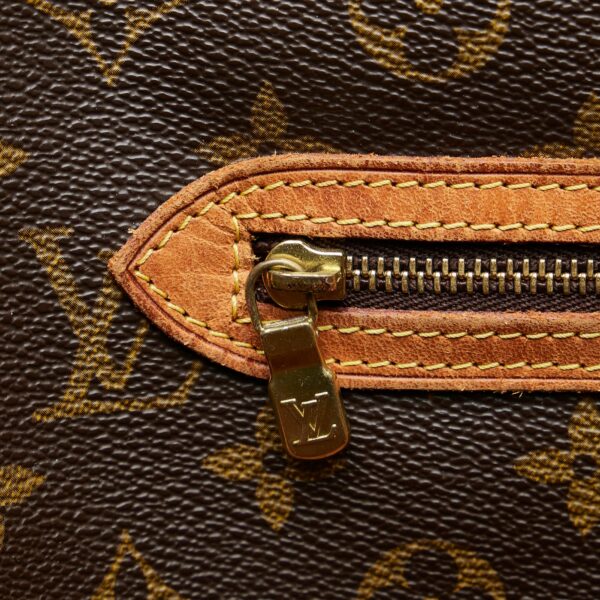 Brown LV Monogram Sac Shopping Tote Bag - Image 11