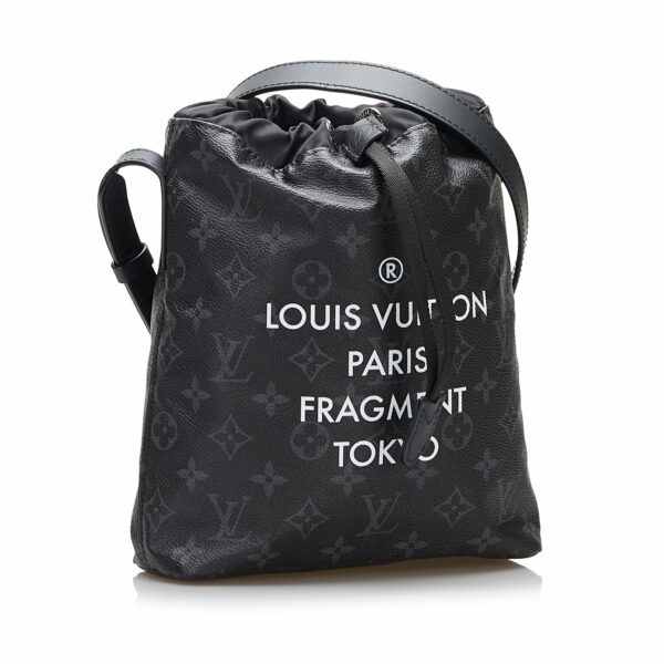 LV X Fragment Bucket Bag Monogram Eclipse Canvas