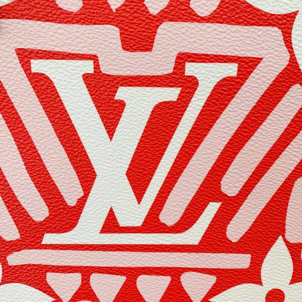 LV Onthego Red Crafty Giant Monogram Canvas - Image 7