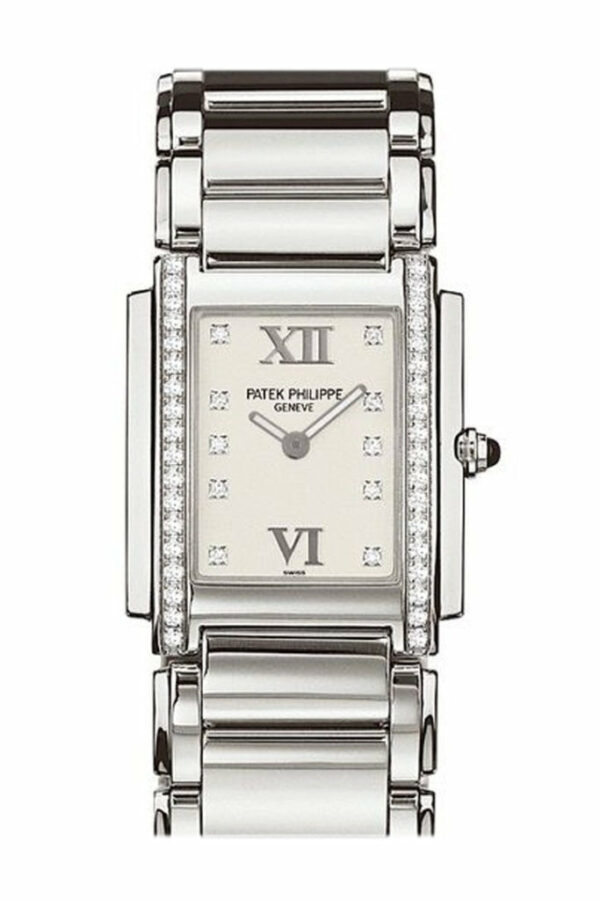 Patek Philippe Twenty Four White Dial 30Mm Ladies Watch 4910/10A-011