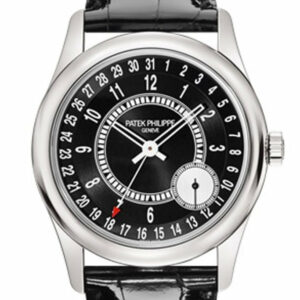 Patek Philippe Calatrava White Gold Black Dial 39Mm Mens Watch 6006G