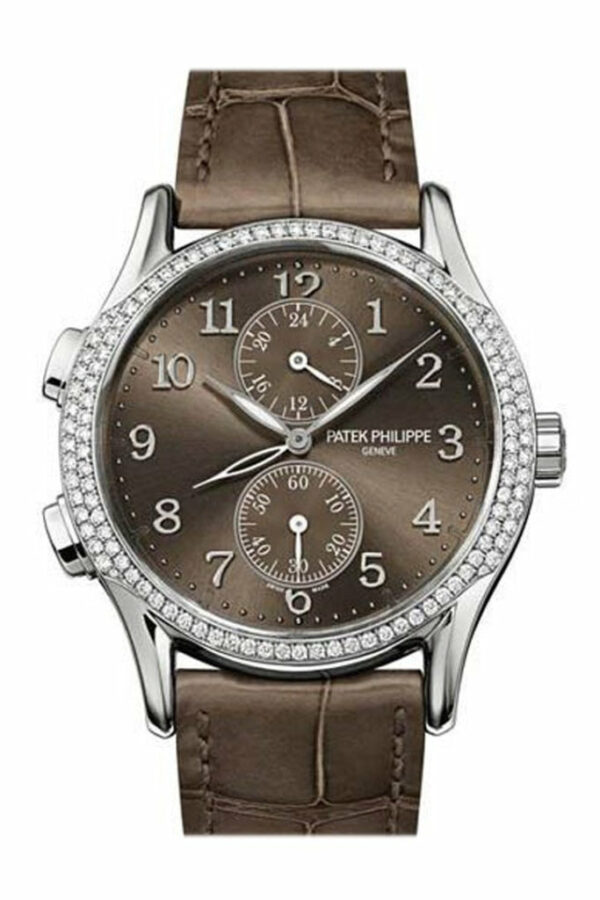 Patek Philippe Complications Brown Dial 35Mm Ladies Watch 7134G-001