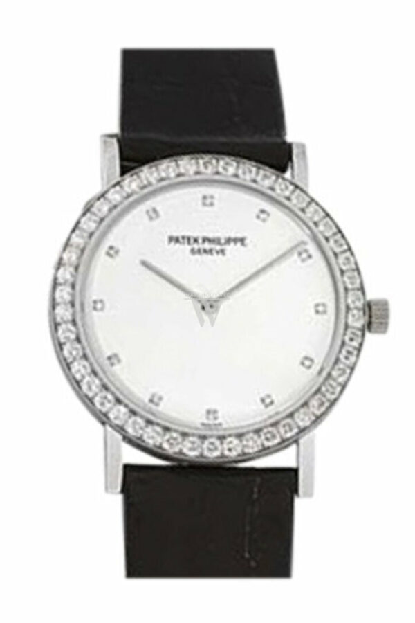 Patek Phillippe Philippe Calatrava 5006G 18K White Gold 33Mm Womens Watch 5006 G Pre Owned / None