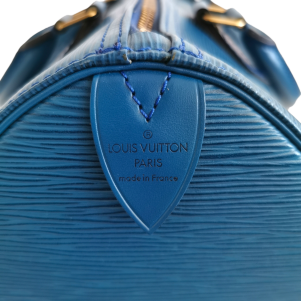 LV Speedy 30 Blue Epi - Image 11