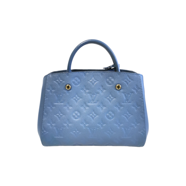 LV Montaigne BB Blue Monogram Empreinte - Image 3