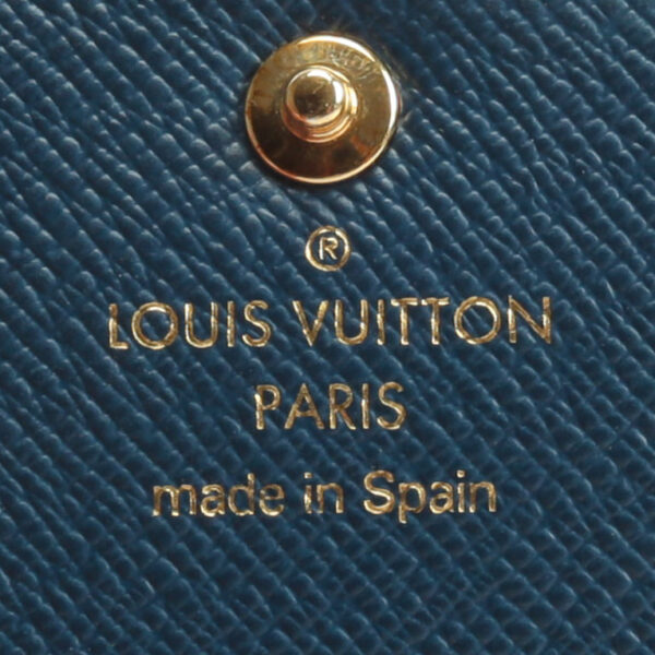 LV Jacquard Denim Sarah Wallet - Image 12