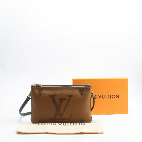 LV Small Reversible Double Zip Pochette Crossbody - Image 3