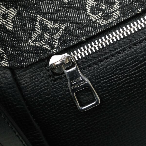 Black LV x Nigo Besace Tokyo Monogram Denim Taurillon Messenger Bag - Image 7