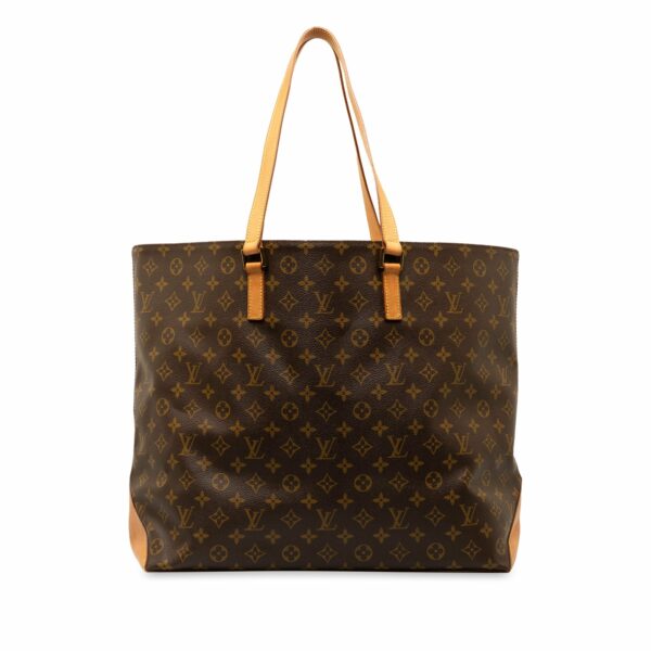 Brown LV Monogram Cabas Alto Tote Bag