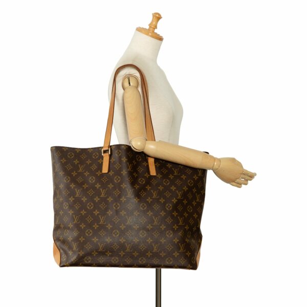 Brown LV Monogram Cabas Alto Tote Bag - Image 12