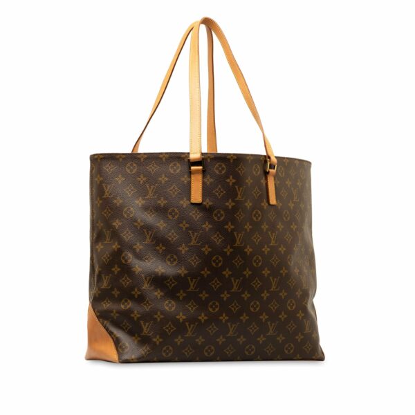 Brown LV Monogram Cabas Alto Tote Bag - Image 2