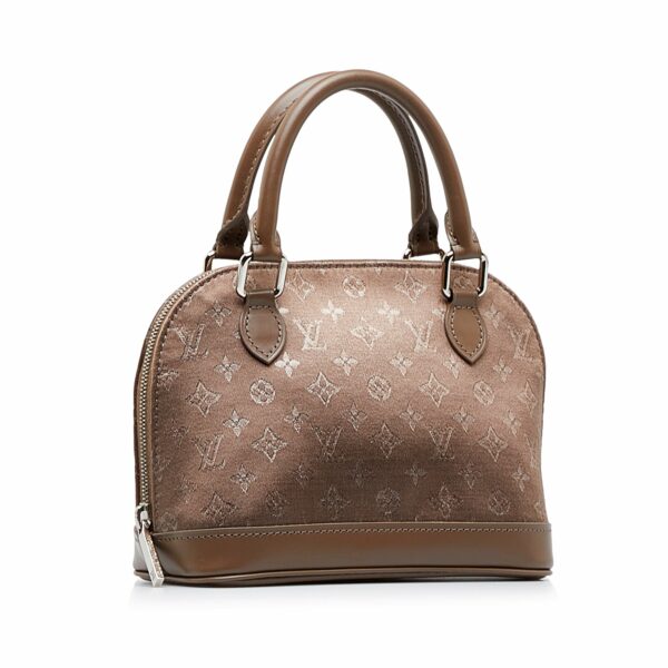 LV Alma Mini Brown Monogram Satin - Image 2