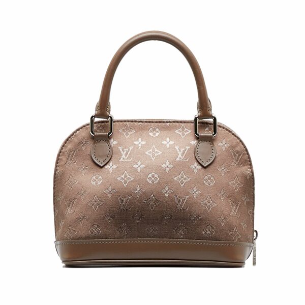 LV Alma Mini Brown Monogram Satin - Image 3