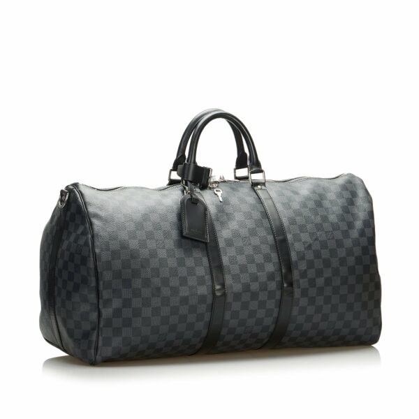 LV Keepall Bandoulière 55 Damier Graphite Canvas - Image 2