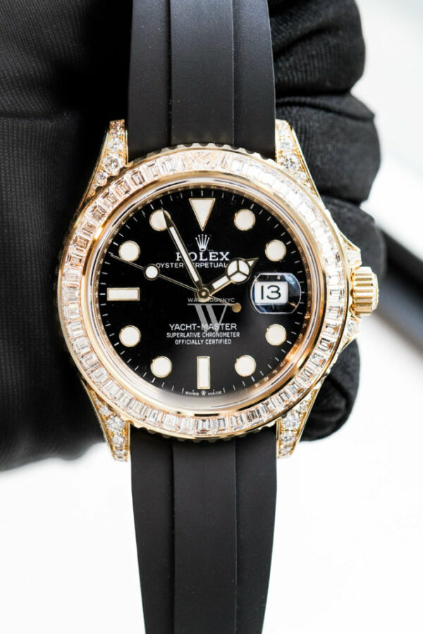 Yacht-Master 42 Baguette Diamond Bezel Men's Watch 226668TBR 226668TBR-0002