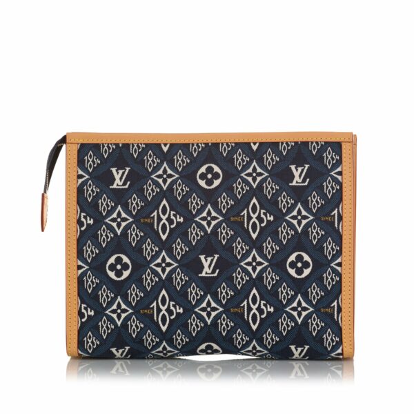 LV Toiletry Pouch 26 Blue Since 1854 Canvas - Image 3