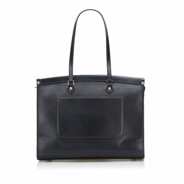 Black LV Epi Madeleine GM Tote Bag - Image 9