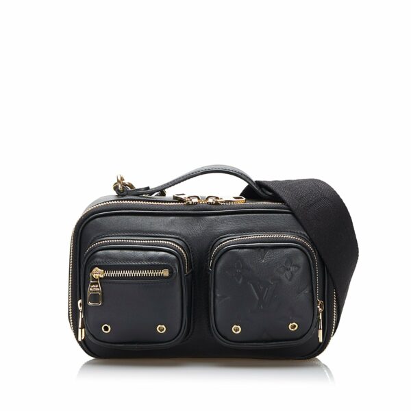 LV Utility Bag Black Monogram Empreinte