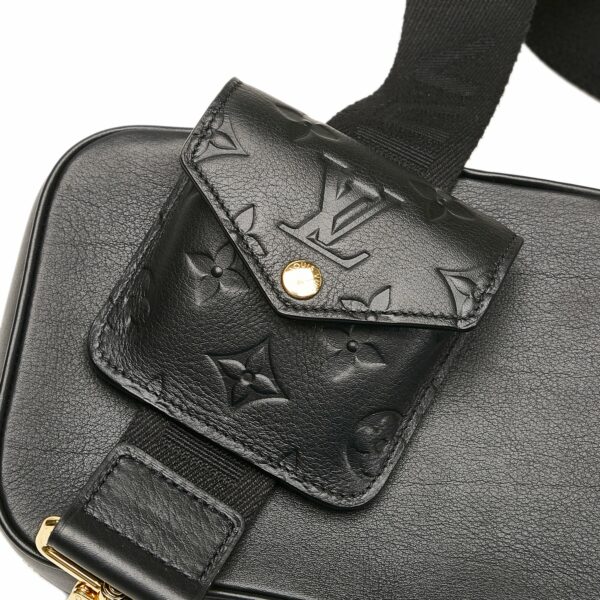 LV Utility Bag Black Monogram Empreinte - Image 9