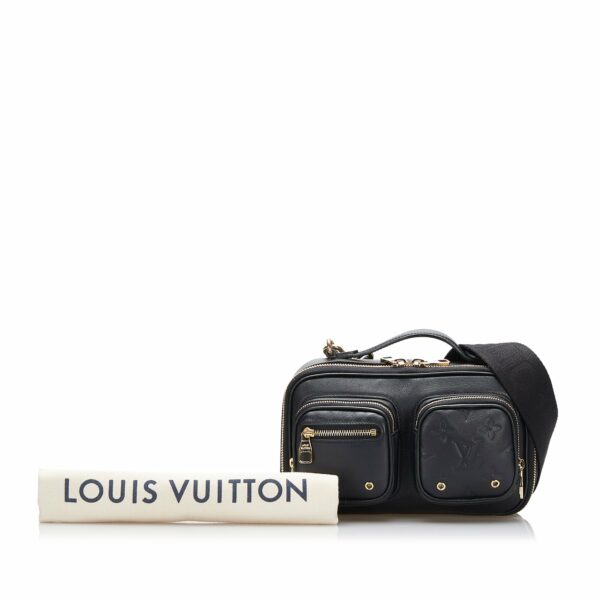 LV Utility Bag Black Monogram Empreinte - Image 12