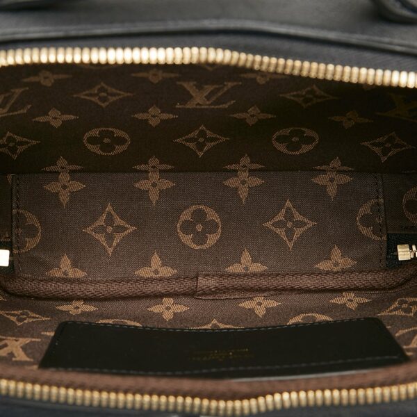 LV Utility Bag Black Monogram Empreinte - Image 5