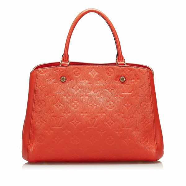 LV Montaigne MM Orange Monogram Empreinte