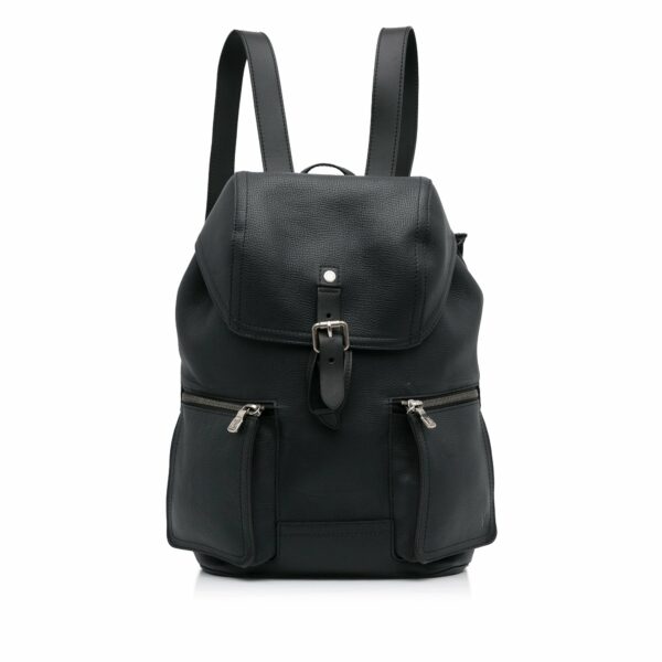 LV Utah Canyon Backpack Black Calfskin - Image 12