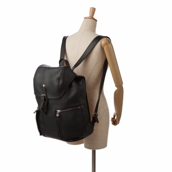 LV Utah Canyon Backpack Black Calfskin - Image 5