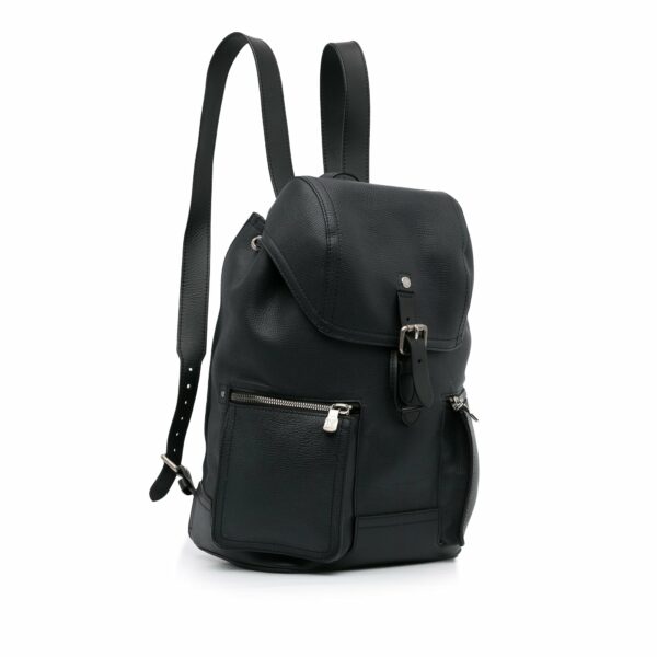 LV Utah Canyon Backpack Black Calfskin