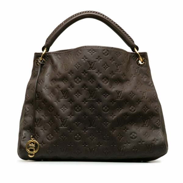 Brown LV Monogram Empreinte Artsy MM Hobo Bag